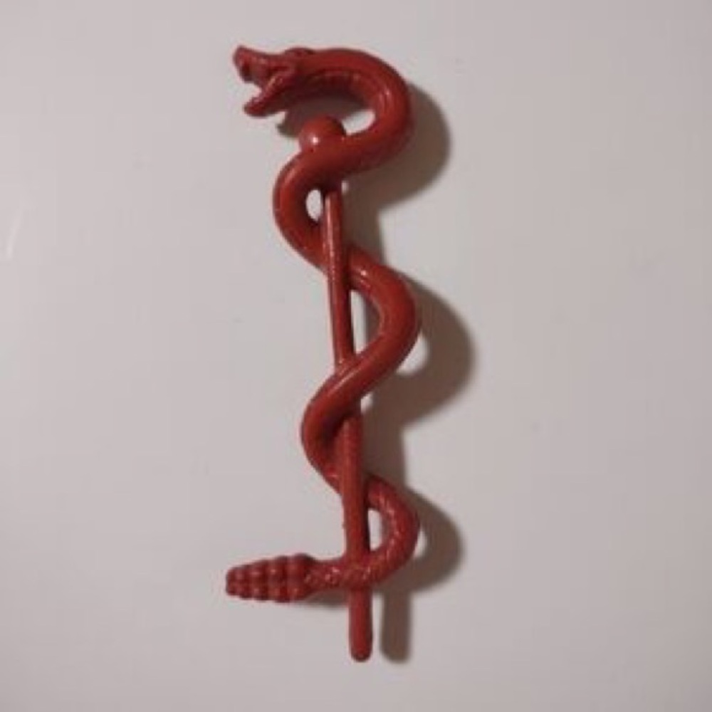 Red Reptile Climbing Vine Decor for Terrariums